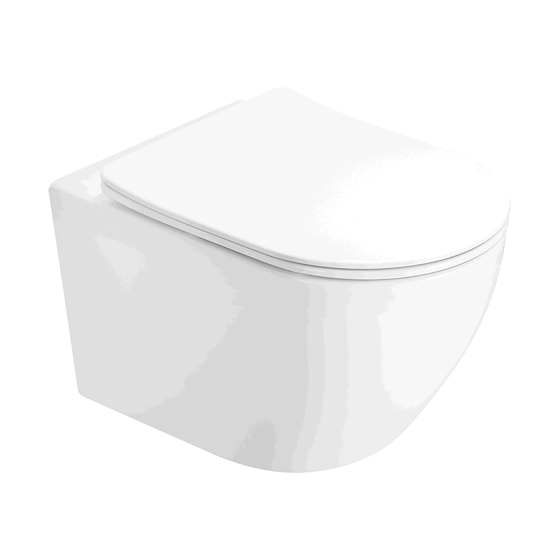 Mexen Lena WC чиния Rimless Tornado със седалка с плавно падане slim, дуропласт, бял гланц - 3022L4000T