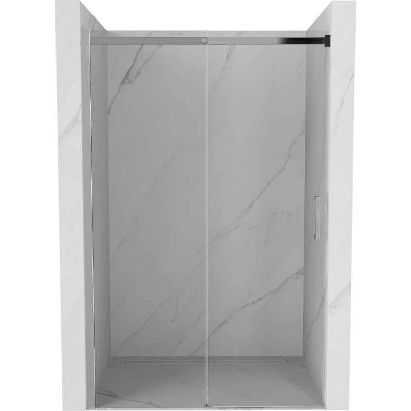 Mexen Omega плъзгащи се душ врати 110 cm, прозрачни, хром - 825-110-000-01-00