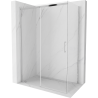 Mexen Omega плъзгаща се душ кабина 140 x 80 см, прозрачна, хром - 825-140-080-01-00
