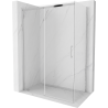 Mexen Omega плъзгащ се душ кабина 150 x 80 см, прозрачен, хром - 825-150-080-01-00