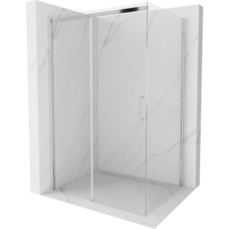 Mexen Omega душ кабина със стъклени врати 150 x 90 см, прозрачно, хром - 825-150-090-01-00