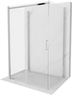 Mexen Omega душ кабина 3-стенна, плъзгаща се 100 x 80 см, прозрачен, хром - 825-100-080-01-00-3S