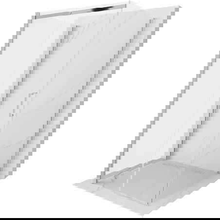 Mexen Omega-3S душ кабина 3-стенна, плъзгаща се 100 х 100 см, прозрачна, хром - 825-100-100-01-00-3S