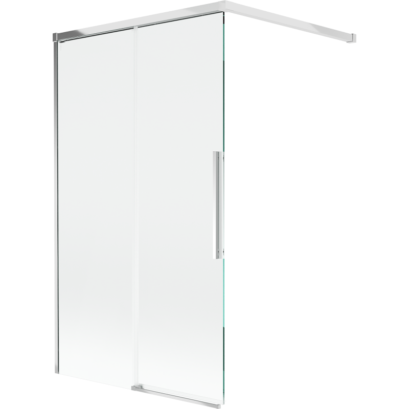 Mexen Rox двукрилен плъзгащ се параван за вана 140 x 150 см, прозрачен, хром - 8C9-140-003-01-00