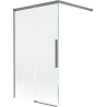 Mexen Rox двукрилен подвижен параван за вана 100 x 150 см, прозрачен, Gun Metal - 8C9-100-003-95-00