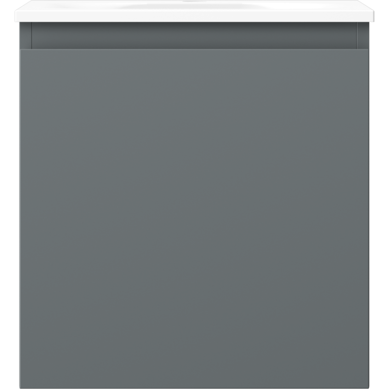 Mexen Orio шкаф за баня 45 cm с мивка Vela, 1 чекмедже, графит мат/бял мат - 91A10-04547-1-BF66-W23M01