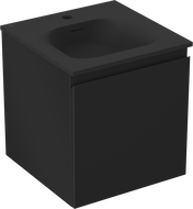 Mexen Orio шкаф за баня 45 см с мивка Vela, 1 чекмедже, черен мат - 91A10-04547-1-BF71-W23M71