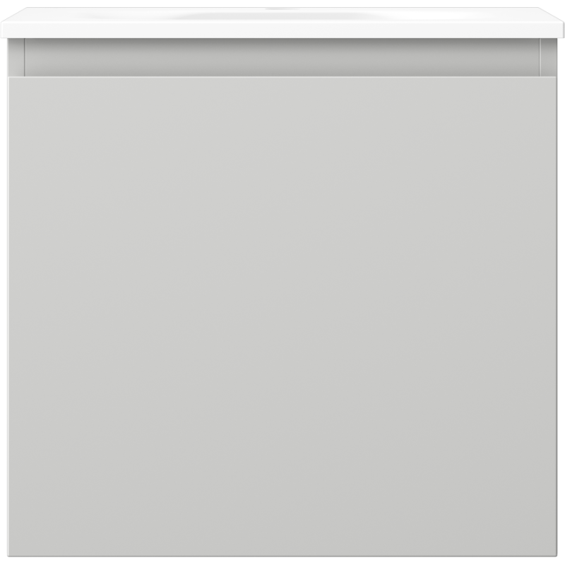 Mexen Orio шкафче за баня 50 см с мивка Vela, 1 чекмедже, сив мат/бял мат - 91A10-05047-1-BF62-W23M01