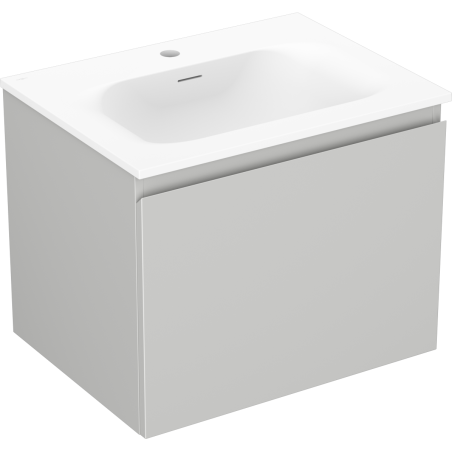 Mexen Orio шкаф за баня 60 cm с умивалник Vela, 1 чекмедже, сив мат/бял мат - 91A10-06047-1-BF62-W23M01