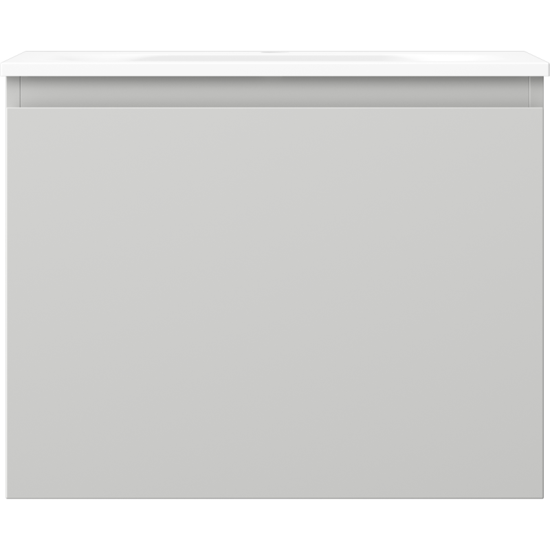 Mexen Orio шкаф за баня 60 cm с умивалник Vela, 1 чекмедже, сив мат/бял мат - 91A10-06047-1-BF62-W23M01