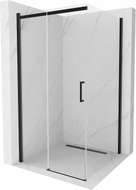 Mexen Omega плъзгаща се душ кабина 100 x 100 см, прозрачна, черна - 825-100-100-70-00