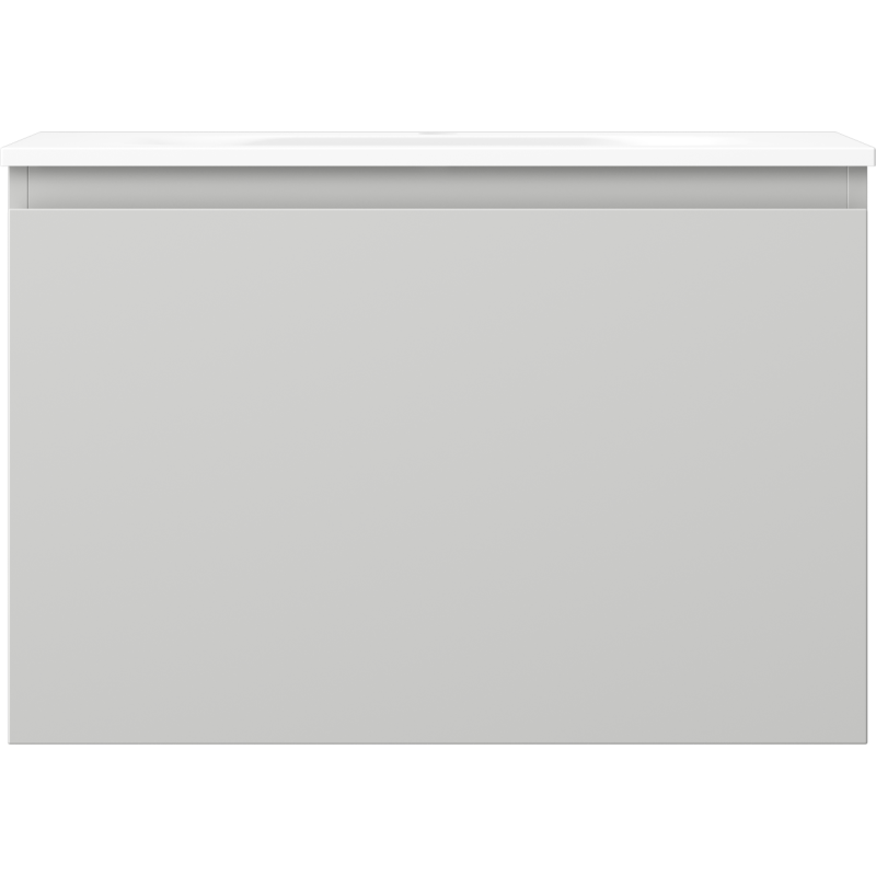 Mexen Orio шкафче за баня 70 см с мивка Vela, 1 чекмедже, сиво мат/бяло мат