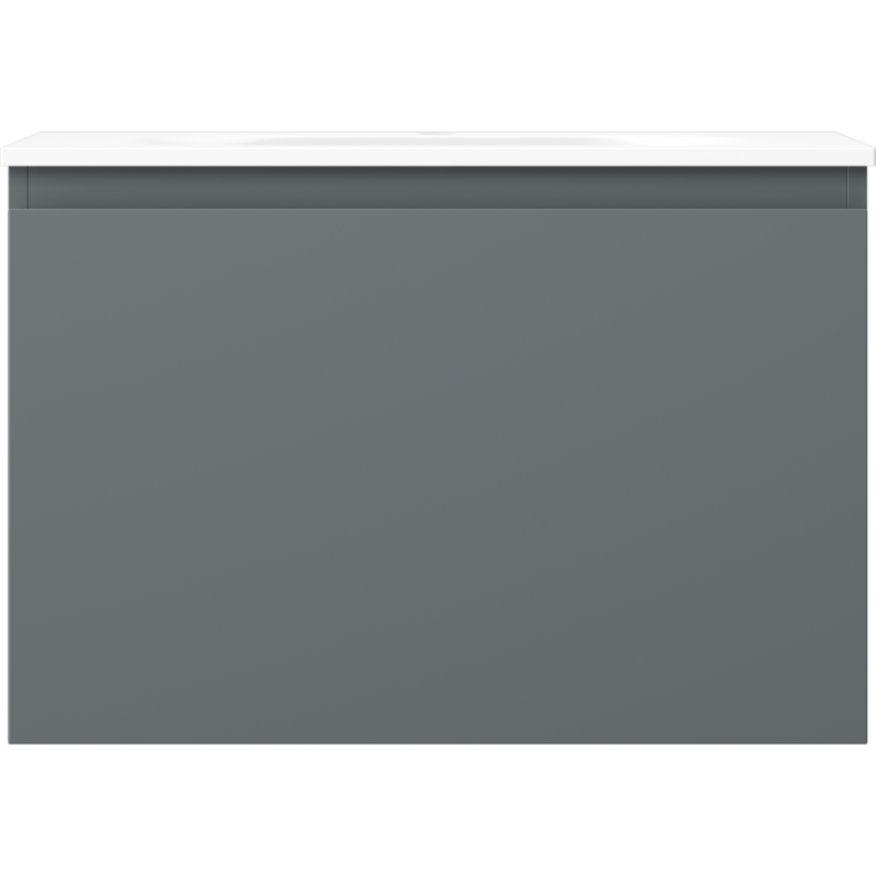 Mexen Orio баня шкаф 70 см с мивка Vela, 1 чекмедже, графит мат/бял мат - 91A10-07047-1-BF66-W23M01
