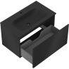 Mexen Orio баня шкаф 80 см с мивка Vela, 1 чекмедже, черна мат - 91A10-08047-1-BF71-W23M71