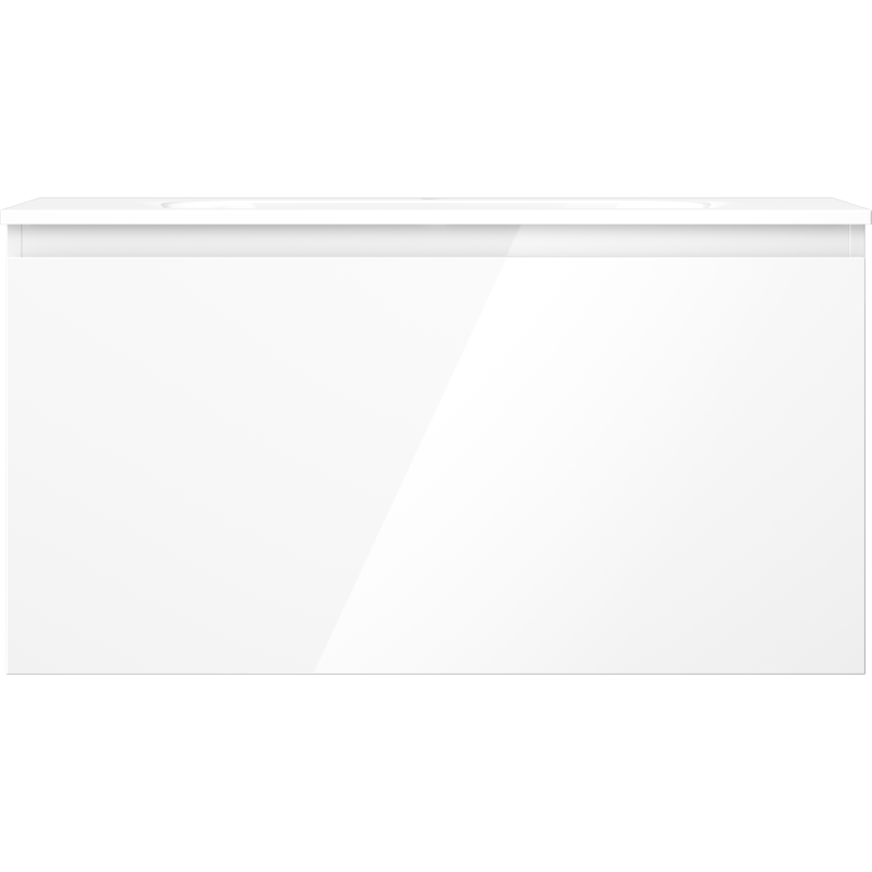 Mexen Orio шкаф за баня 90 см с мивка Vela, 1 чекмедже, бял гланц - 91A10-09047-1-BF00-W23M00