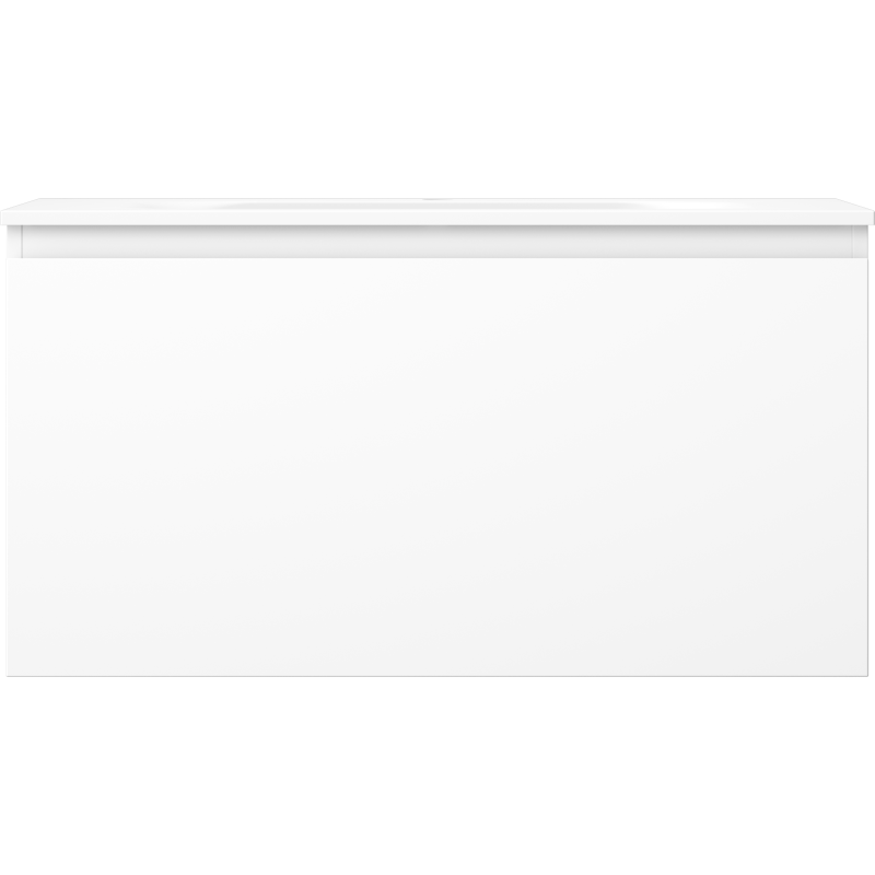 Mexen Orio шкаф за баня 90 см с мивка Vela, 1 чекмедже, бял мат - 91A10-09047-1-BF01-W23M01