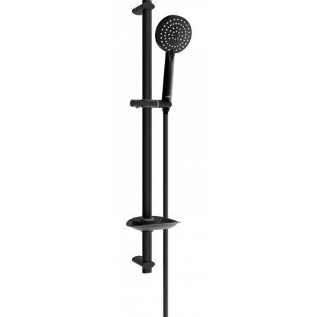Mexen DB75 комплект за душ плъзгащ, черен - 785754584-70