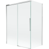 Mexen Rox двукрилен сгъваем параван за вана 120 + 70 x 150 см, прозрачен, хром - 8C9-120-070-01-00