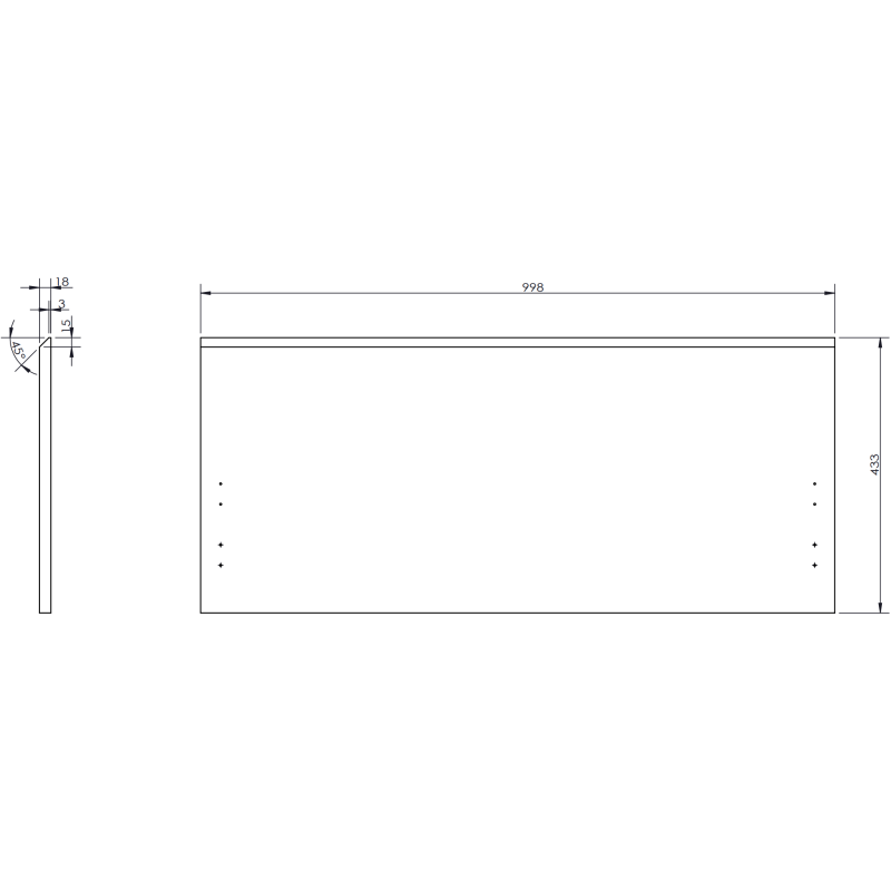 Mexen Orio шкаф за баня 100 см с мивка Vela, 1 чекмедже, бял гланц - 91A10-10047-1-BF00-W23M00