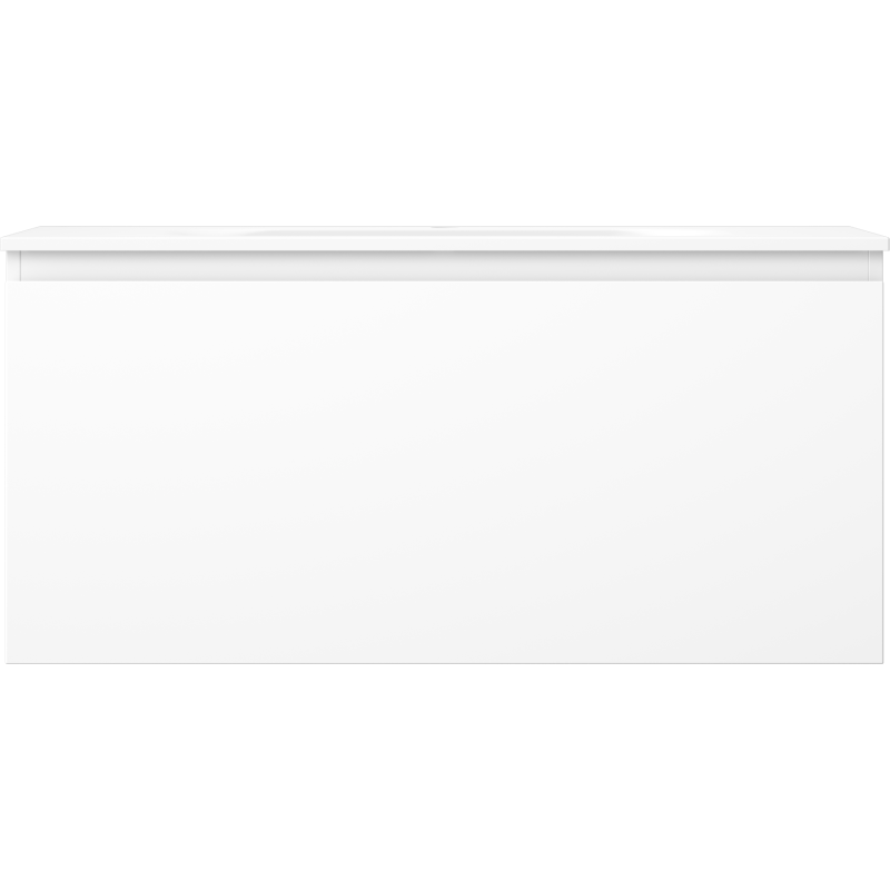 Mexen Orio Шкаф за баня 100 см с мивка Vela, 1 чекмедже, бял мат - 91A10-10047-1-BF01-W23M01