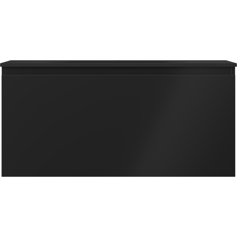 Mexen Orio шкаф за баня 100 см с мивка Vela, 1 чекмедже, черен мат - 91A10-10047-1-BF71-W23M71