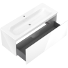 Шкаф за баня Mexen Orio 120 см с мивка Vela, 1 чекмедже, бял гланц - 91A10-12047-1-BF00-W23M00
