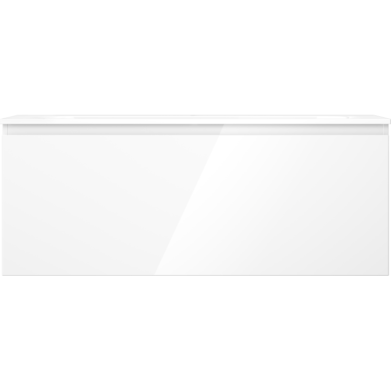 Mexen Orio Баня шкафче 120 см с мивка Vela, 1 чекмедже, бял гланц - 91A10-12047-1-BF00-W23M00