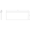 Шкаф за баня Mexen Orio 120 см с мивка Vela, 1 чекмедже, бял гланц - 91A10-12047-1-BF00-W23M00
