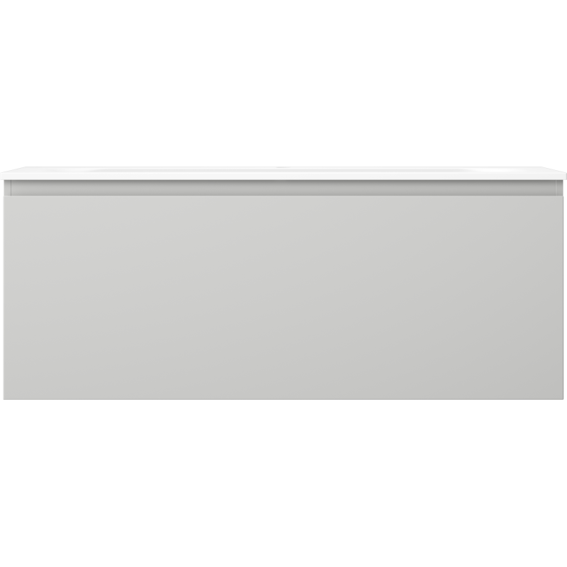 Mexen Orio баня шкаф 120 см с мивка Vela, 1 чекмедже, сиво мат/бяло мат - 91A10-12047-1-BF62-W23M01