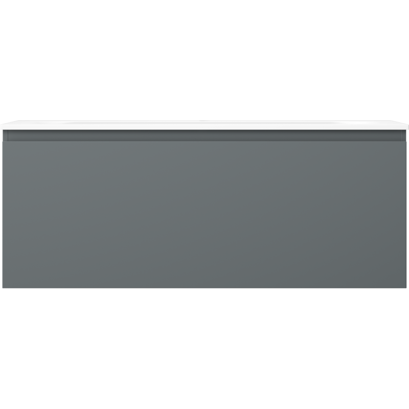 Mexen Orio шкаф за баня 120 см с мивка Vela, 1 чекмедже, графит мат/бял мат - 91A10-12047-1-BF66-W23M01