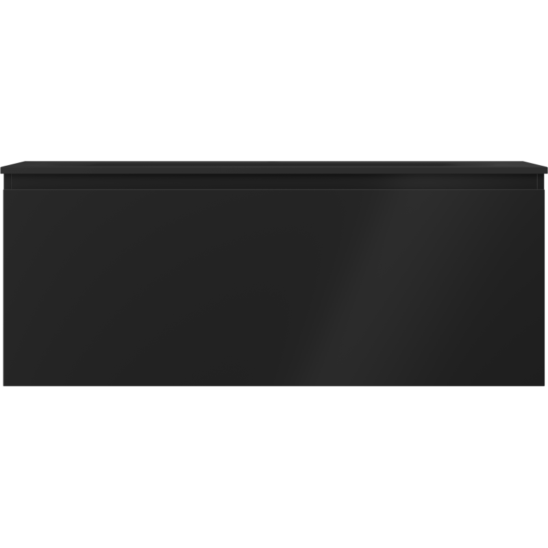 Mexen Orio шкаф за баня 120 см с мивка Vela, 1 чекмедже, черен мат - 91A10-12047-1-BF71-W23M71