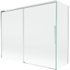 Mexen Rox плъзгащ параван за баня с 2 врати 190 + 90 x 150 cm, прозрачен, хром - 8C9-190-090-01-00