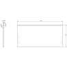 Mexen Rivel шкаф за баня 90 cm с умивалник Otis, 1 чекмедже, релефен, бял мат - 91A20-09047-1-BF01-W18M01