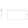 Шкаф за баня Mexen Rivel 90 cm с мивка Otis, 1 чекмедже, рифлен, сив мат/бял мат - 91A20-09047-1-BF62-W18M01