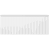 Шкаф за баня Mexen Rivel 120 см с мивка Vela, 1 чекмедже, релефен, бял мат - 91A20-12047-1-BF01-W23M01