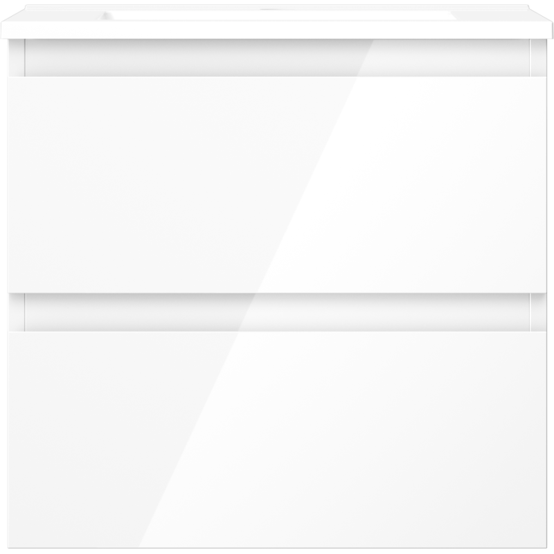 Mexen Orio шкаф за баня 50 см с мивка Otis, 2 чекмеджета, бял гланц - 91A10-05047-2-BFF00-W18M00