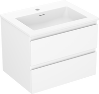 Mexen Orio шкаф за баня 60 см с умивалник Otis, 2 чекмеджета, бял мат - 91A10-06047-2-BFF01-W18M01