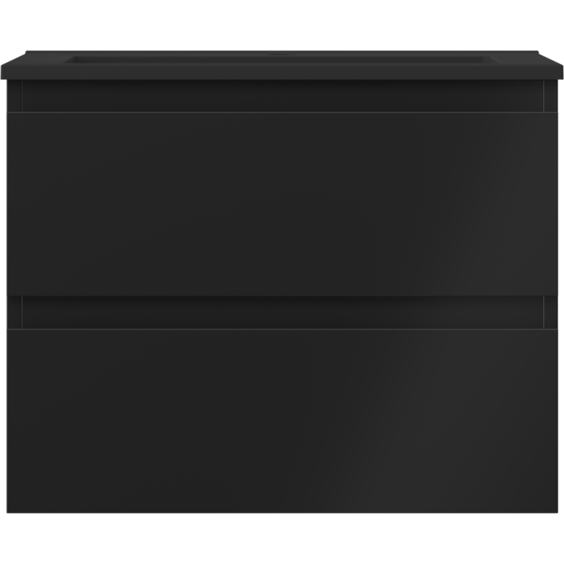 Mexen Orio баня шкаф 60 см с мивка Otis, 2 чекмеджета, черен мат - 91A10-06047-2-BFF71-W18M71