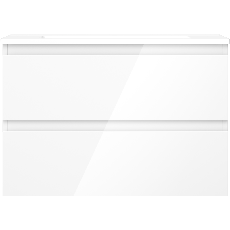 Mexen Orio шкаф за баня 70 см с мивка Otis, 2 чекмеджета, бял гланц