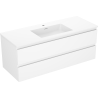 Mexen Orio шкафче за баня 120 см с мивка Otis, 2 чекмеджета, бял мат