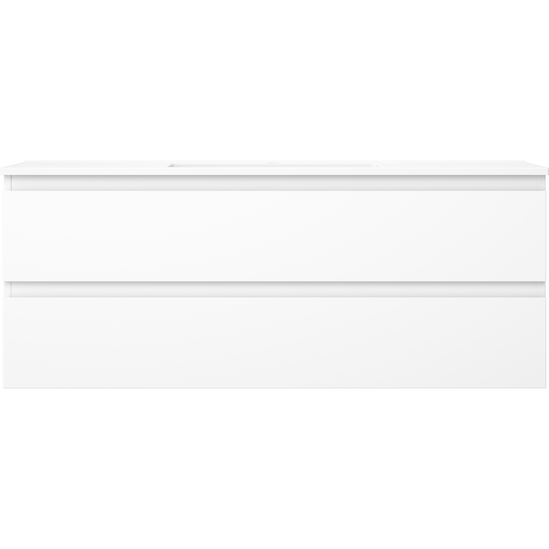 Mexen Orio шкафче за баня 120 см с мивка Otis, 2 чекмеджета, бял мат