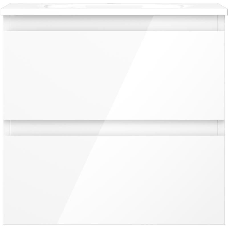 Mexen Orio шкаф за баня 50 см с мивка Vela, 2 чекмеджета, бял гланц - 91A10-05047-2-BFF00-W23M00