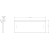 Шкаф за баня Mexen Orio 50 см с мивка Vela, 2 чекмеджета, бял гланц - 91A10-05047-2-BFF00-W23M00
