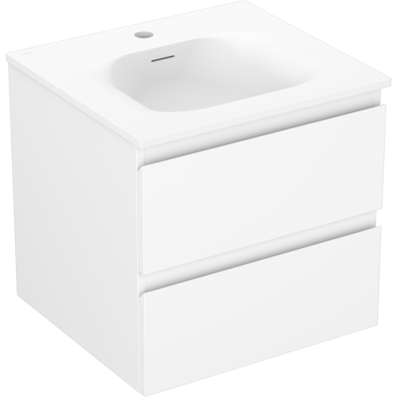 Mexen Orio баня шкаф 50 см с мивка Vela, 2 чекмеджета, бял мат - 91A10-05047-2-BFF01-W23M01