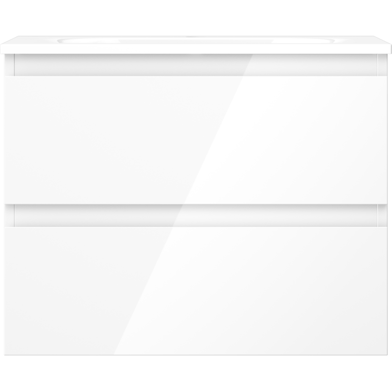 Mexen Orio шкаф за баня 60 см с умивалник Vela, 2 чекмеджета, бял гланц - 91A10-06047-2-BFF00-W23M00