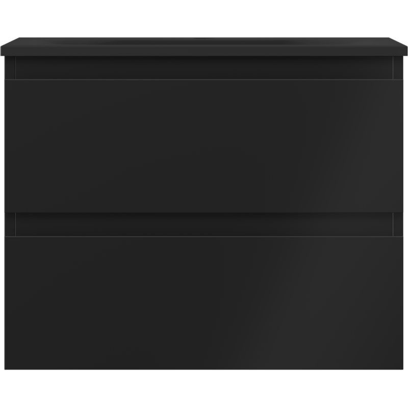 Mexen Orio шкаф за баня 60 см с мивка Vela, 2 чекмеджета, черен мат - 91A10-06047-2-BFF71-W23M71