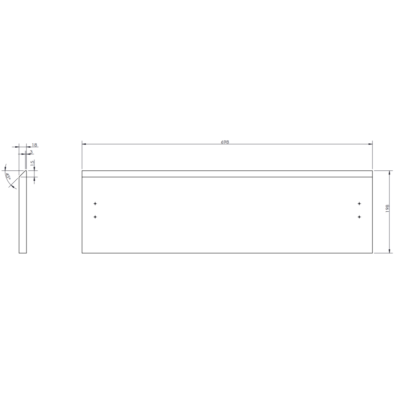 Mexen Orio шкаф за баня 70 cm с мивка Vela, 2 чекмеджета, черен гланц/черен мат - 91A10-07047-2-BFF70-W23M71