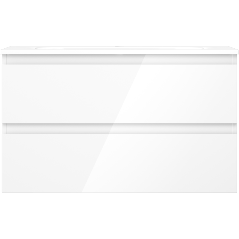 Mexen Orio баня шкаф 80 см с мивка Vela, 2 чекмеджета, бял гланц - 91A10-08047-2-BFF00-W23M00