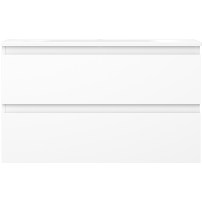 Mexen Orio шкаф за баня 80 см с мивка Vela, 2 чекмеджета, бял мат - 91A10-08047-2-BFF01-W23M01