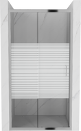 Mexen Apia плъзгащи душ врати 105 см, райета, хром - 845-105-000-01-20